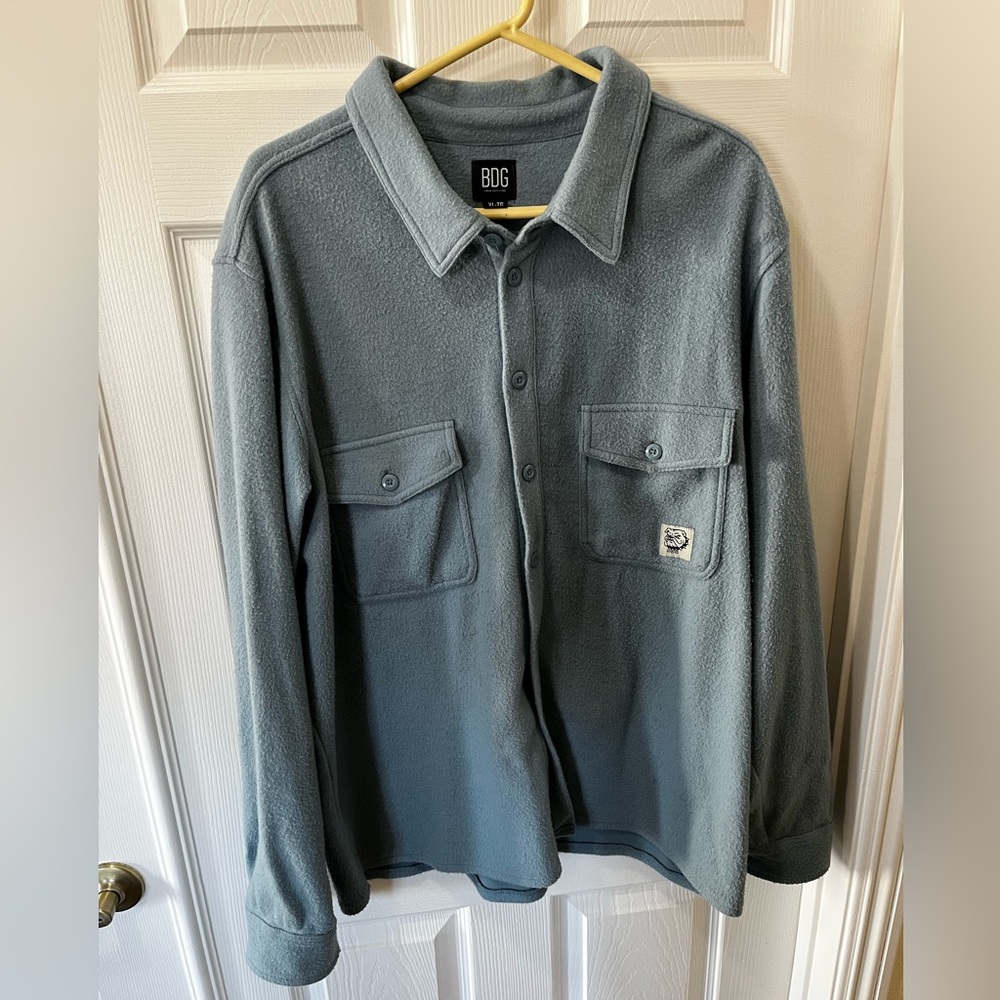 BDG Urban Outfitters Fleece Button Up